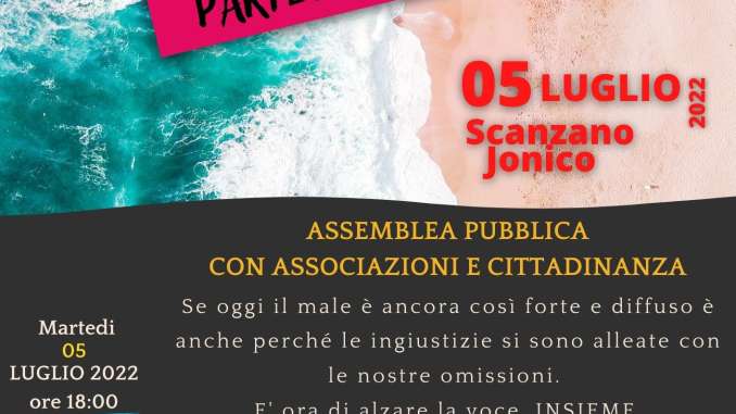 Locandina Assemblea Pubblica 05.07.2022