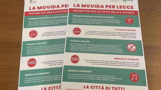 Locandine La movida per Lecce