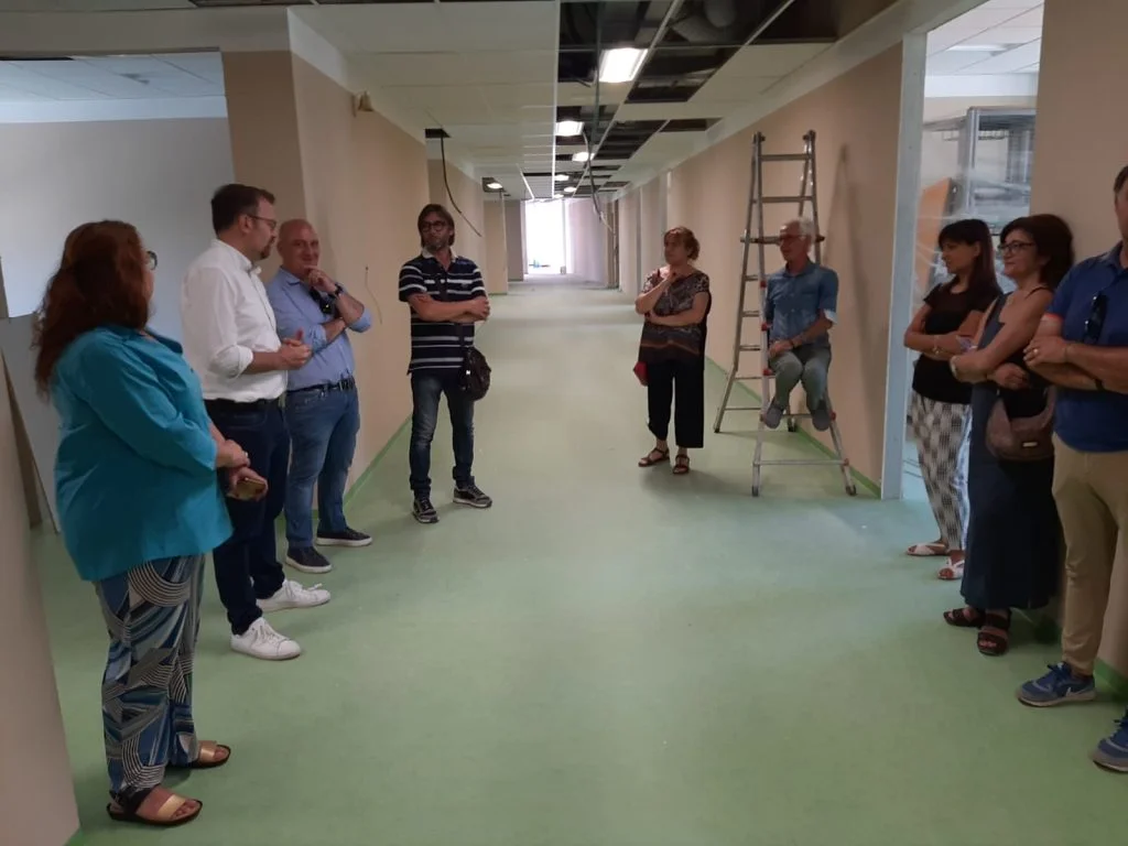 VISITA DEL SINDACO DI MATERA E ASSESSORE LOMURNO AL CANTIERE BRAMANTE. SALVO ULTERIORI IMPREVISTI, ULTIMAZIONE LAVORI A OTTOBRE