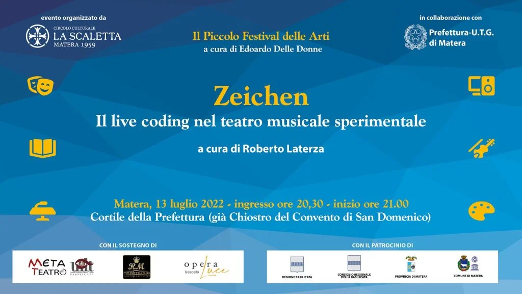 Piccolo festival delle arti - il 13 luglio terzo appuntamento