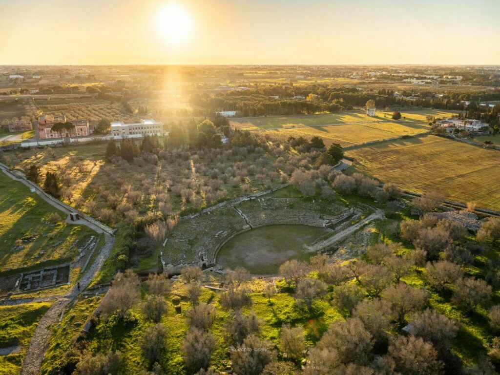 parco archeologico di rudiae foto roberto leone radio laser news matera potenza puglia basilicata