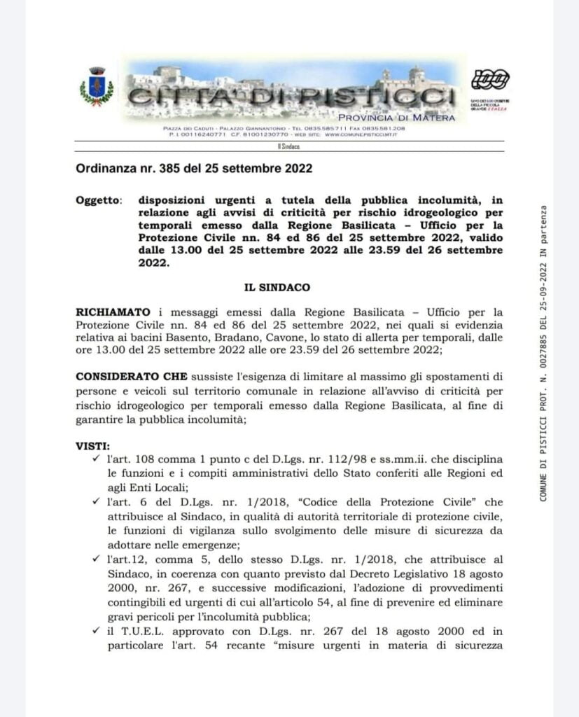 fb img 1664135879477 radiolaser news matera potenza puglia basilicata