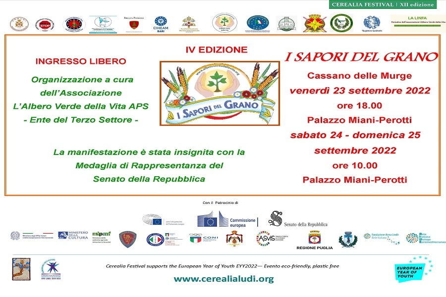 "i sapori del grano – iv edizione” de “l’albero verde della vita”.