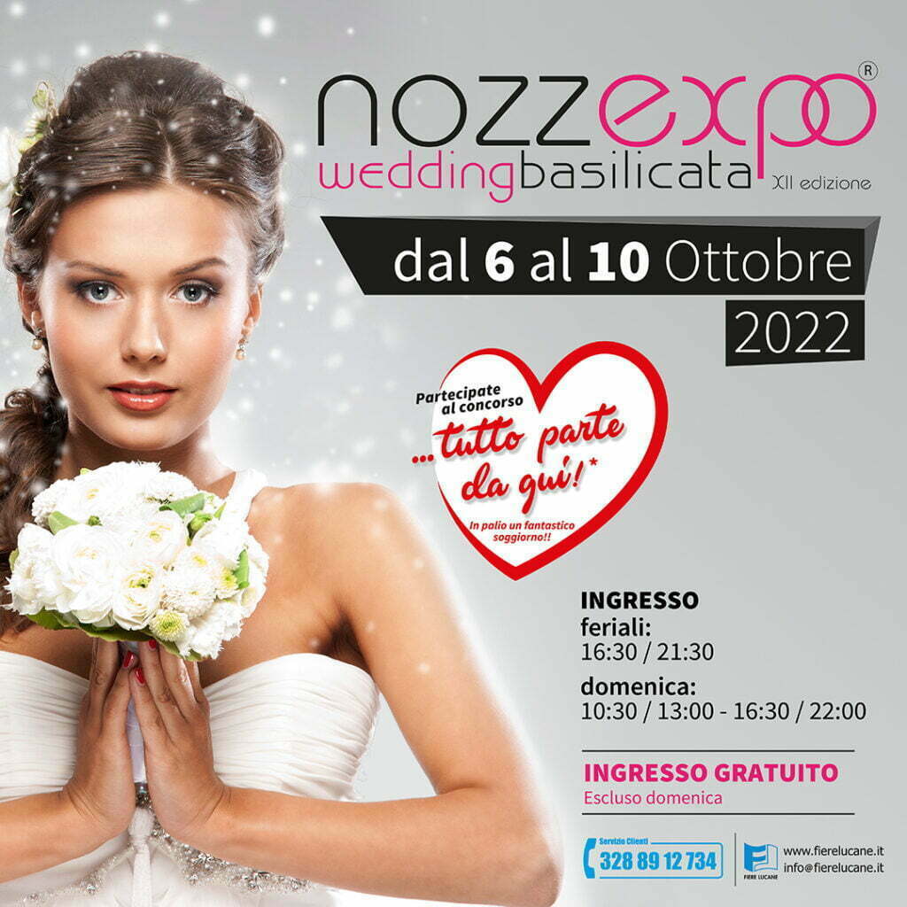 commercio, artigianato, enogastronomia e wedding: dal 06 ottobre in esposizione alla fiera di lagopesole 1 nozze 22 radio laser news matera potenza puglia basilicata