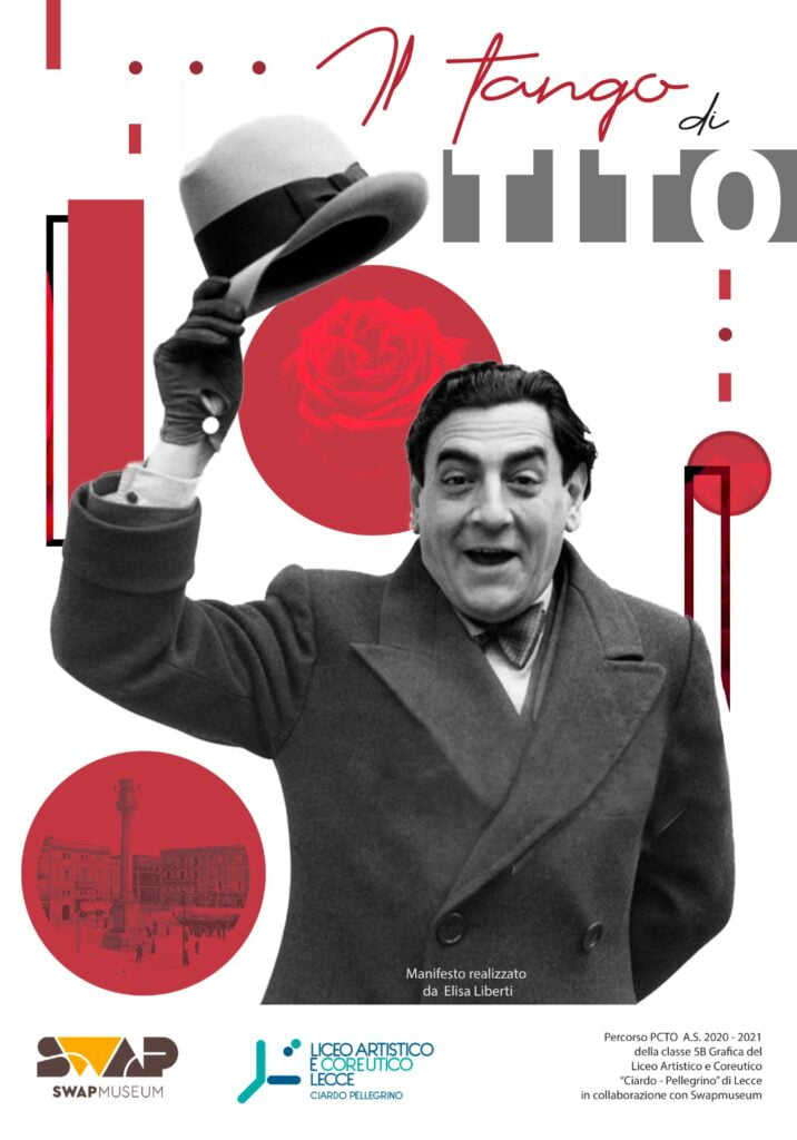 poster il tango di tito elisa liberti radio laser news matera potenza puglia basilicata