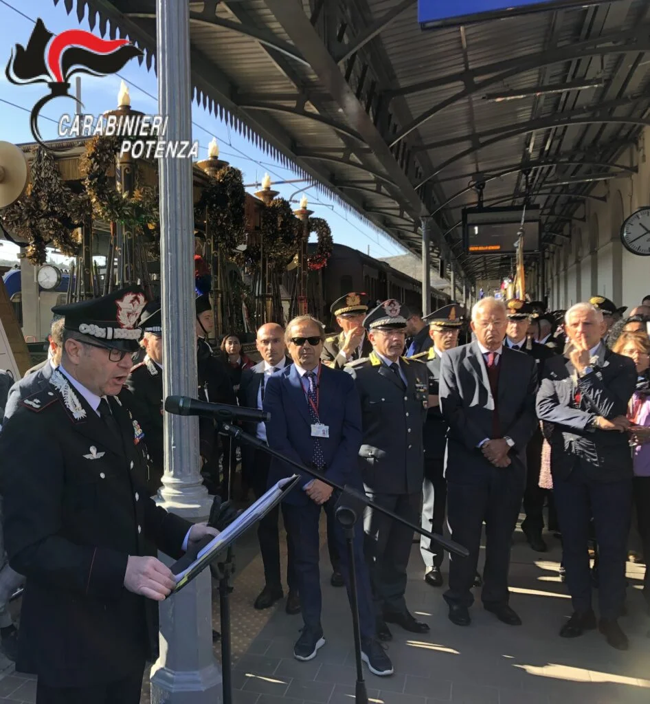 Potenza:20 Ottobre 2022.Centenario dell'anniversario del Milite Ignoto-"Treno della memoria".