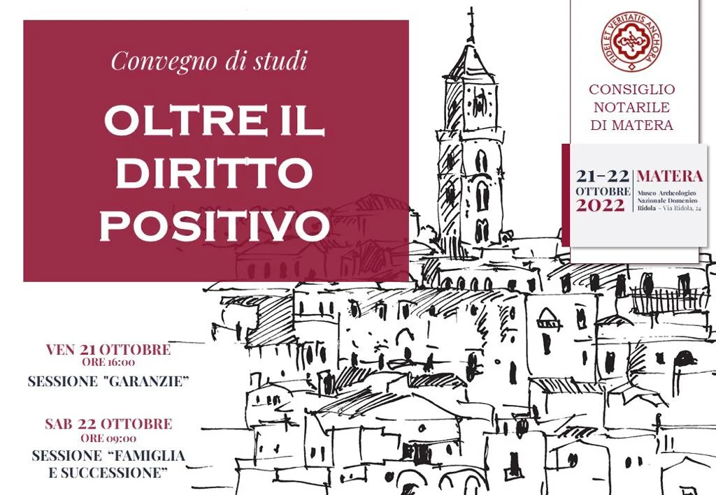 Convegno di studi "Oltre il Diritto Positivo"