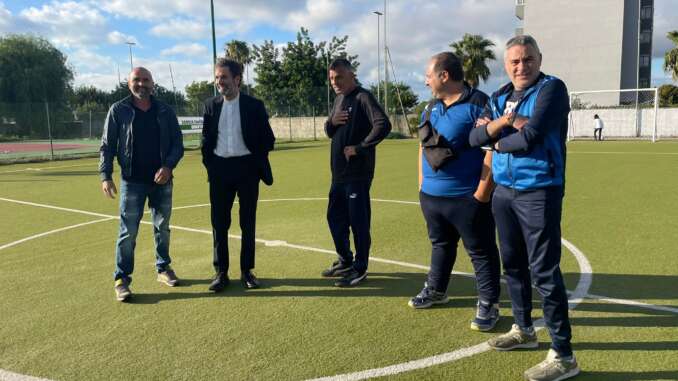 Sindaco Salvemini, Ferreri e istruttori scruola calcio
