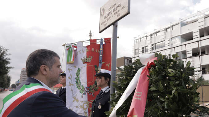 28-11-22 deposta una corona di alloro in memoria dell’appuntato Giuseppe Filippo