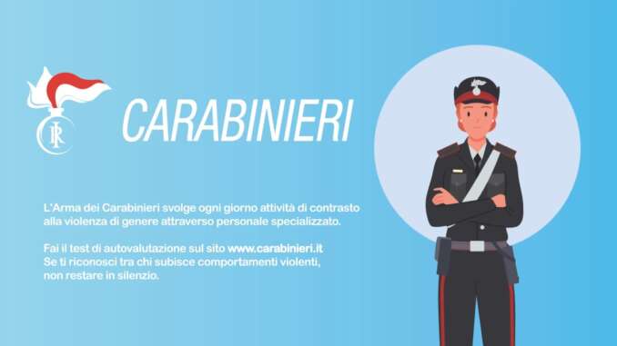 Foto Carabinieri contro violenza sulle donne