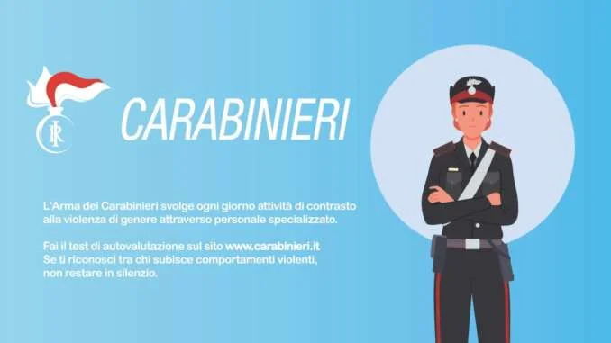 Foto Carabinieri contro violenza sulle donne