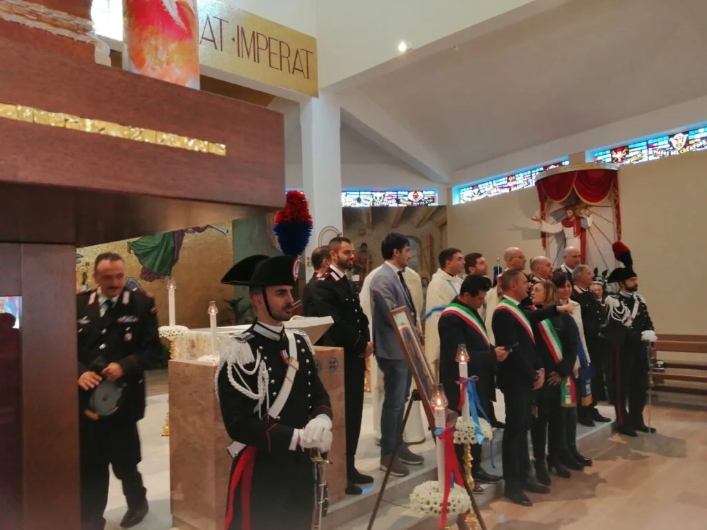 LA COMPAGNIA DELL'ARMA PISTICCESE HA SOLENNEMENTE CELEBRATO LA VIRGO FIDELIS A CRISTO RE