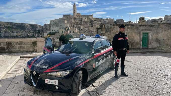 Matera e l'Arma dei Carabinieri