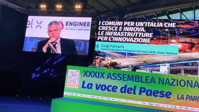 Luigi Ferraris, AD del Gruppo FS, interviene all'assemblea annua