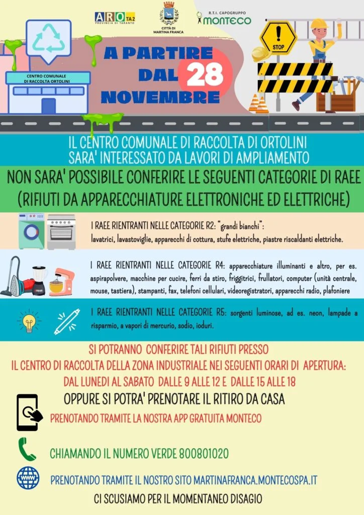 Centro comunale di raccolta rifiuti in zona Ortolini, la prossima settimana via ai lavori di ampliamento
