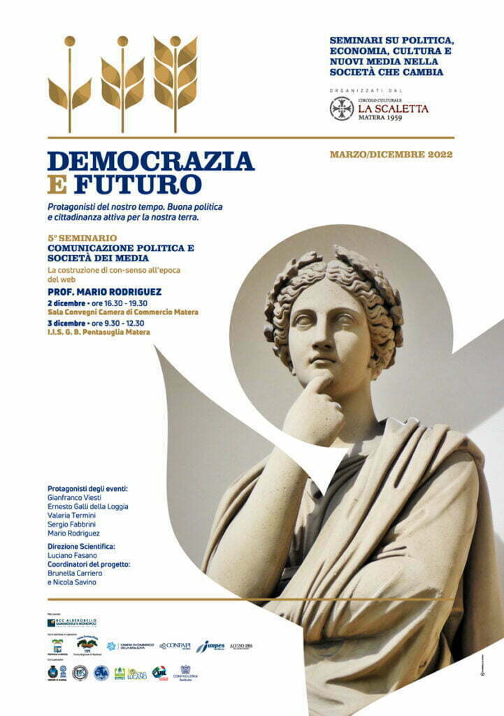 Democrazia e Futuro - seminario Mario Rodriguez su Comunicazione e politica