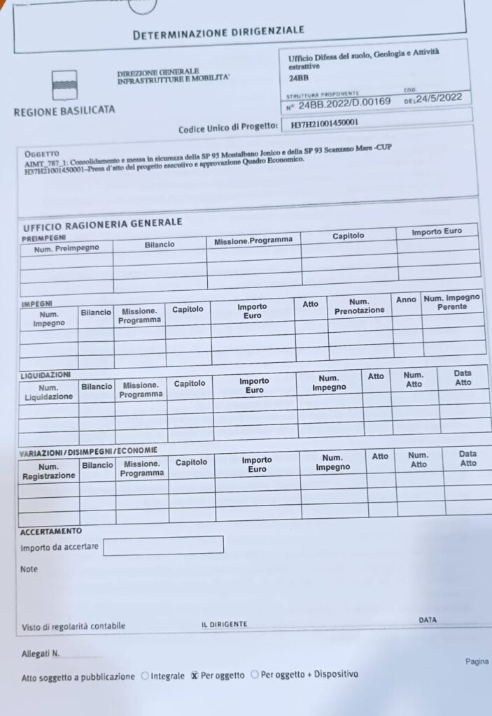 <strong>“spiace constatare che le dichiarazioni del consigliere regionale pasquale cariello sull’affidamento dei lavori del primo stralcio del progetto della provinciale scanzano-mare sono lontane dalla realtà”. così il presidente della provincia di matera, piero marrese, ha commentato le dichiarazioni dell’esponente della lega sui lavori relativi alla citata arteria. </strong>