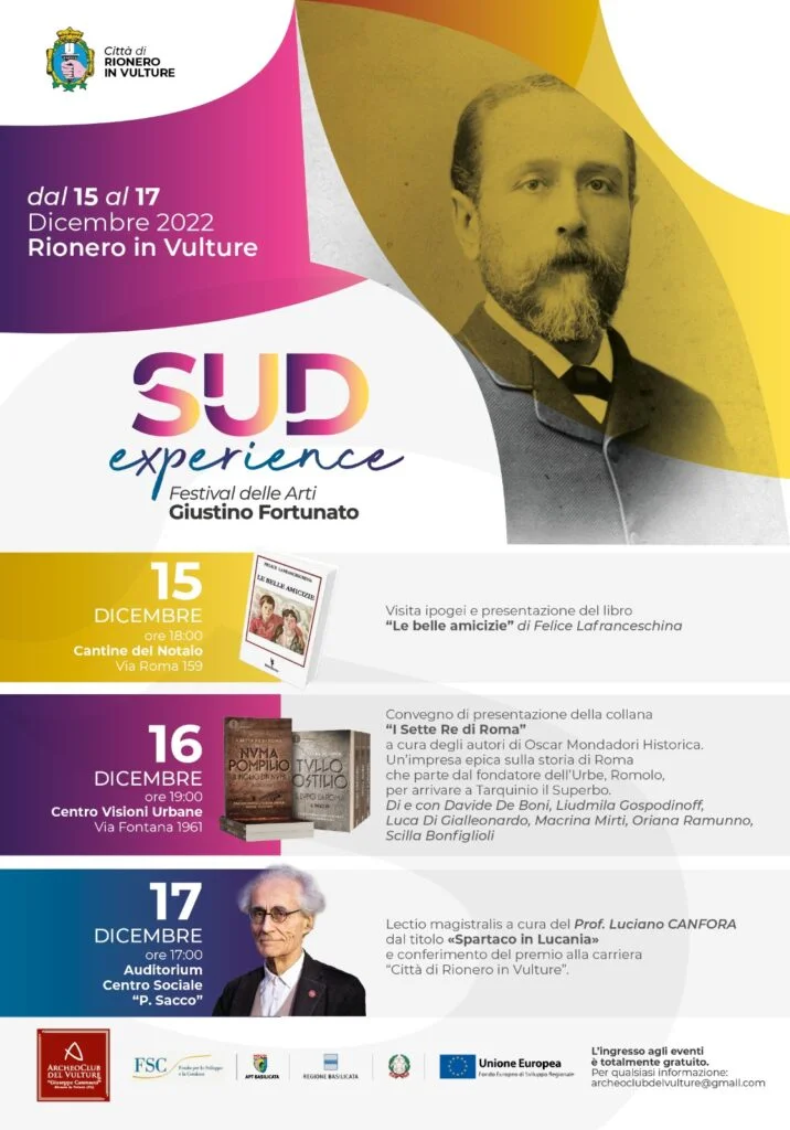 <strong><em>SUD EXPERIENCE – Festival delle Arti “Giustino Fortunato”</em></strong>