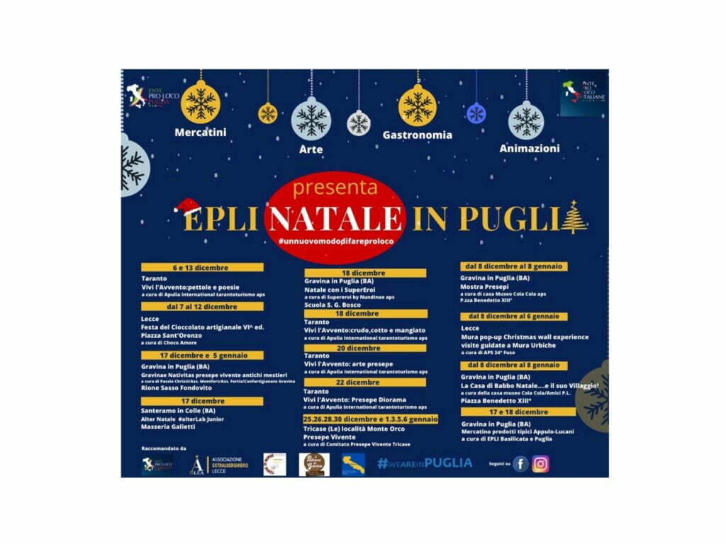 epli natale in puglia! 1 polish 20221213 004235062 radiolaser news matera potenza puglia basilicata