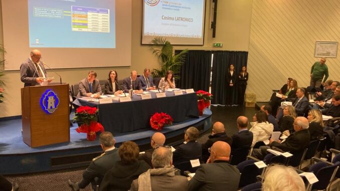 Potenza, 19.12.2022_ Intervento dell'assessore Latronico al tavolo di partenariato sul PNRR
