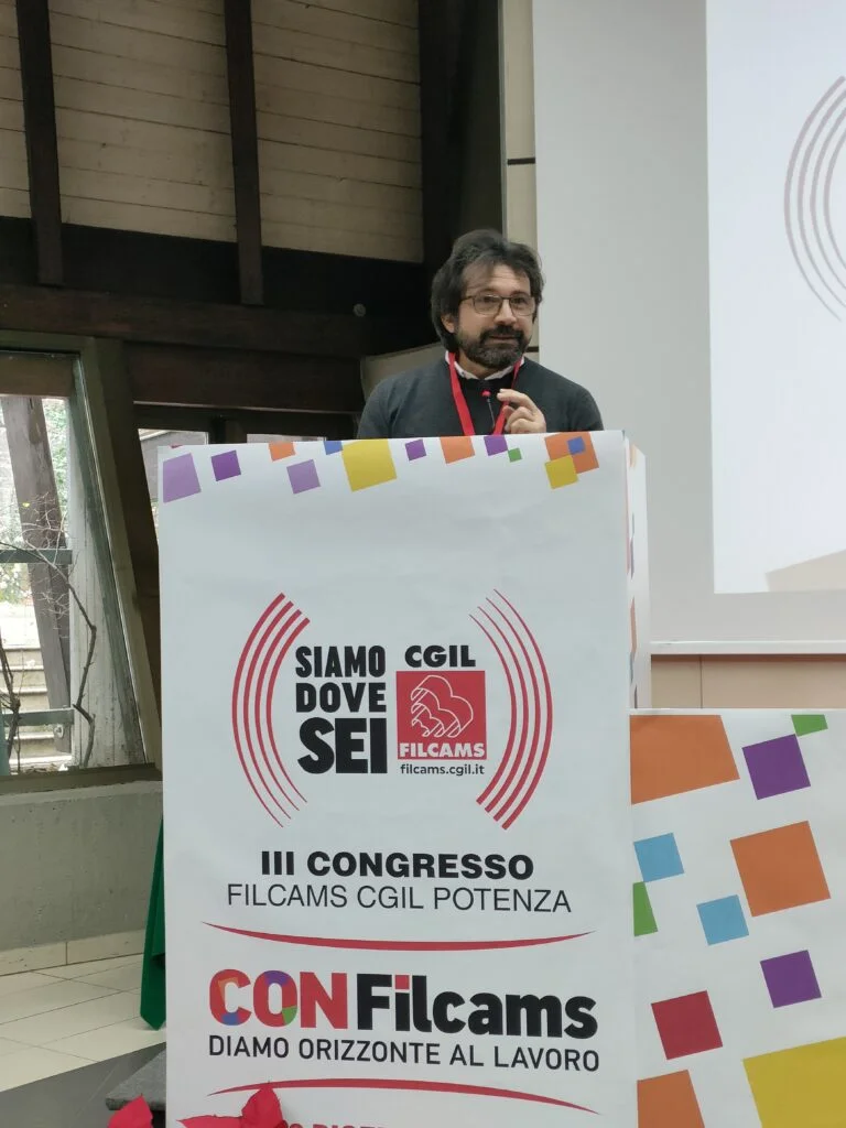 <strong>Michele Sannazzaro riconfermato segretario Filcams Cgil PotenzaTra gli obiettivi futuri una legge regionale a garanzia dei lavoratori negli appalti</strong>