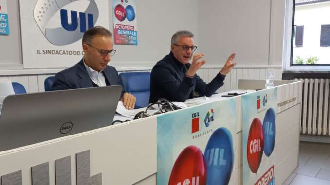 conf. stampa cgil uil 3