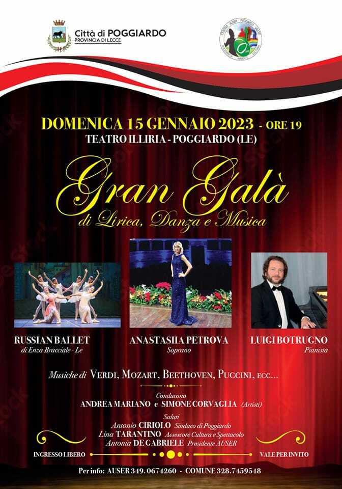 <strong>GRAN GALÀ DI LIRICA, DANZA E MUSICA </strong>