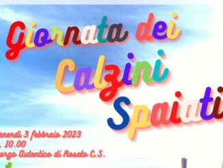 Roseto Capo Spulico. La Giornata dei Calzini Spaiati