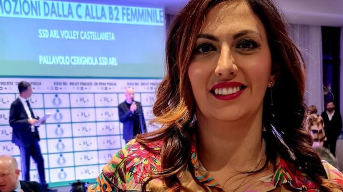 Angela Nutasci Responsabile Tecnico della Volley Castellaneta