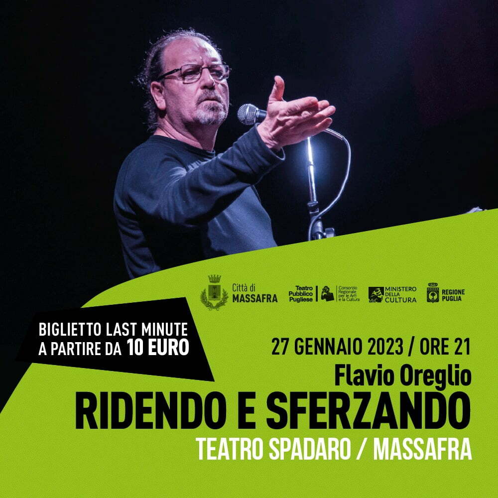 Flavio Oreglio Stagione Teatrale 2022/2023