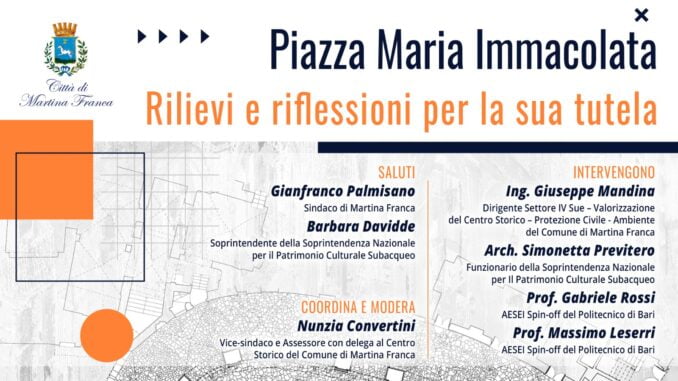 Piazza Maria Immacolata rilievi e riflessioni per la sua tutela 27 gennaio