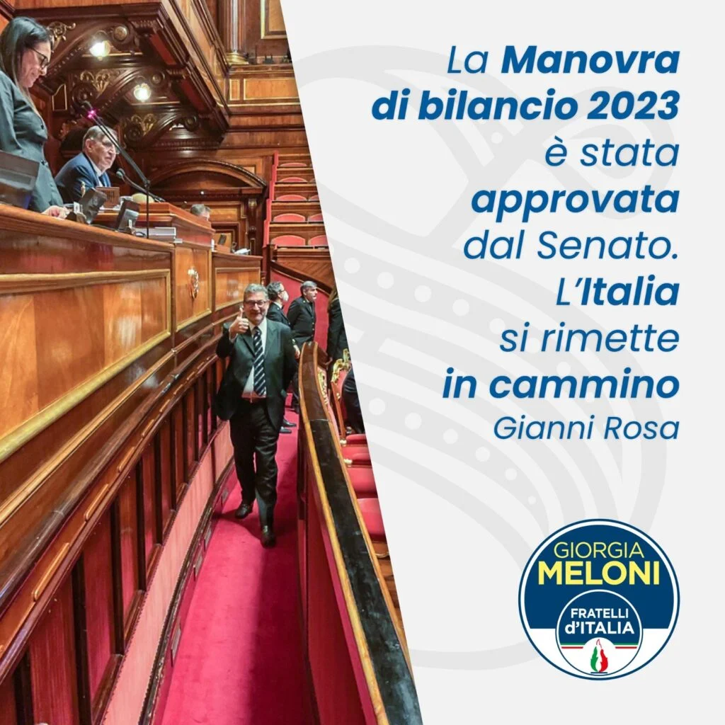 Approvata la manovra degli Italiani
