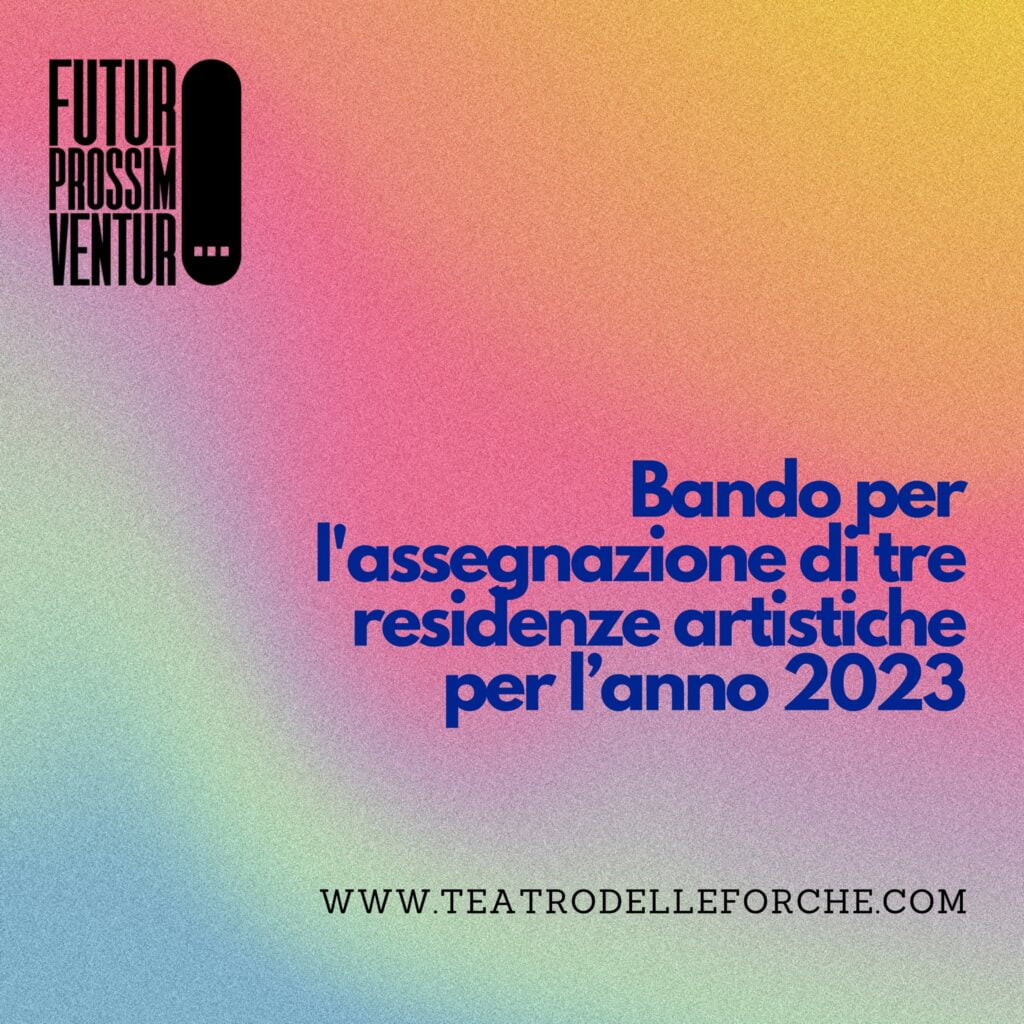 bando per residenze - progetto futuro prossimo venturo artisti nei territori 1 immagine bando residenze artistiche progetto grafico di nadia gelsomina radio laser news matera potenza puglia basilicata