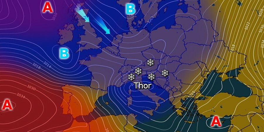meteo: prossimi giorni, ondate di maltempo a ripetizione con temporali, vento e neve in pianura; le previsioni 1 isobarica giovedi 190123 0 1 radio laser news matera potenza puglia basilicata