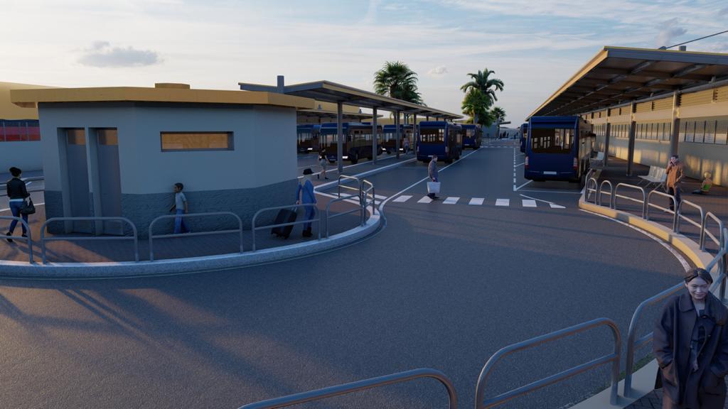 08 02 23 finanziato dal cipess terminal bus di bari centrale render terminal 3 radio laser news matera potenza puglia basilicata