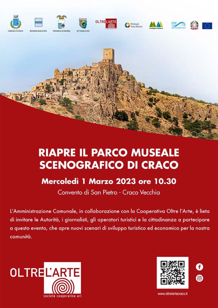 <strong>RIAPRE IL PARCO MUSEALE SCENOGRAFICO DI CRACO </strong>