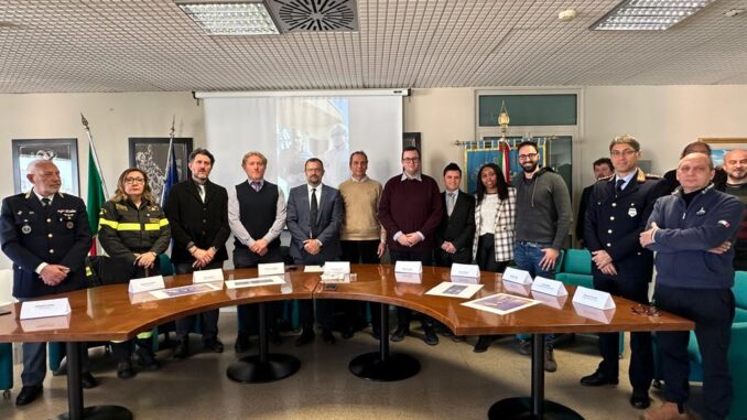 I partecipanti alla conferenza stampa