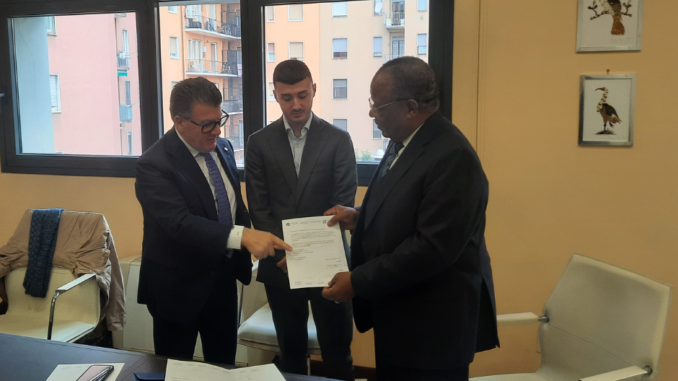 cestari con ambasciatore RDC in Italia