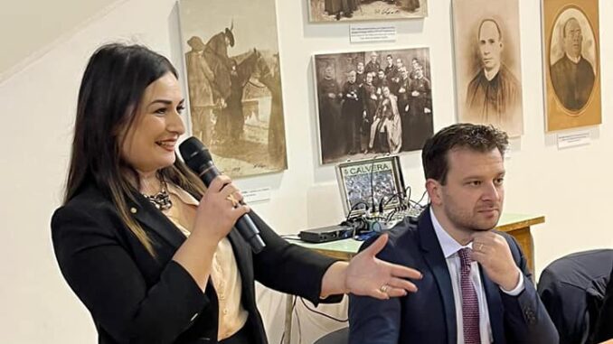 giovanna disanzo con il presidente Provinciaa
