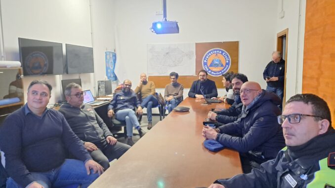 presidio operativo protezione civile martina riunione stamattina 2