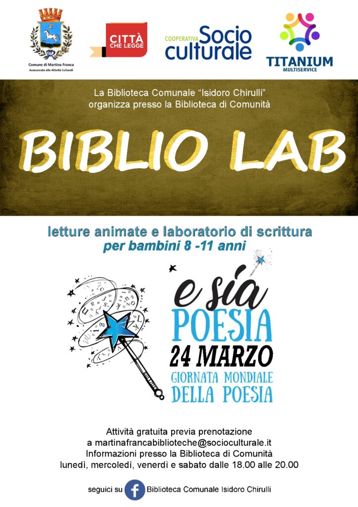 Giornata nazionale poesia 24 marzo