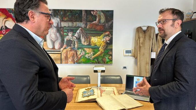 Il sindaco Bennardi con Vitullo (3)
