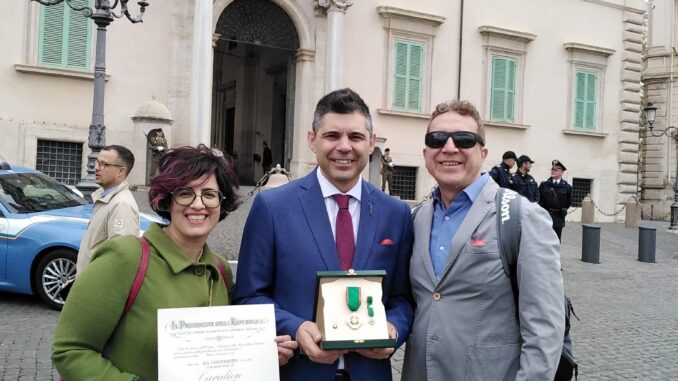 Marco Rodari con Sara De Feudis