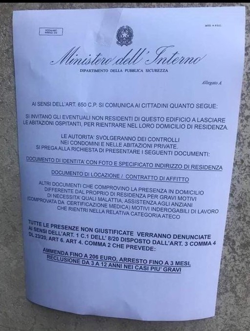 Ugl Matera:”Attenzione al volantino truffa affisso sulle case”. ugl matera