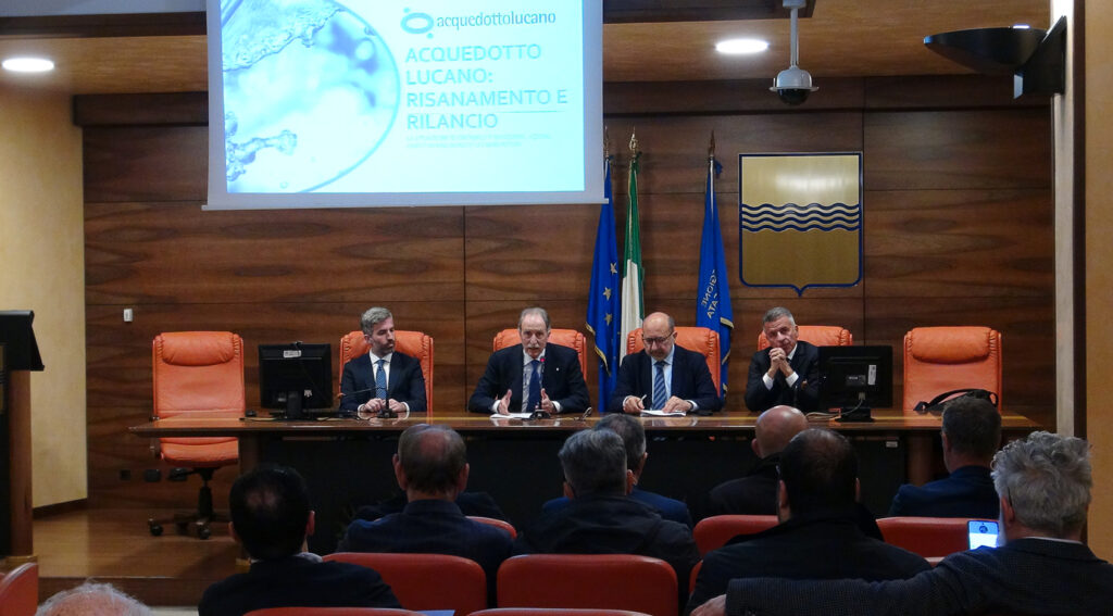 PROSPETTIVE ACQUEDOTTO LUCANO, CONFERENZA STAMPA IN REGIONE acquedotto