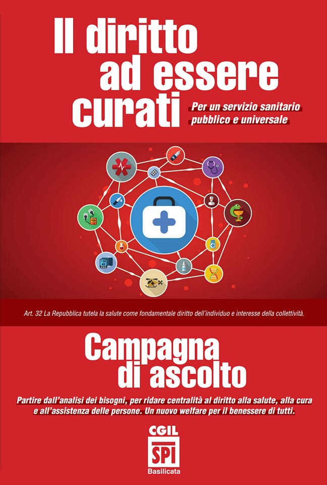 “Il diritto ad essere curati”Al via la campagna di ascolto dello Spi Cgil
