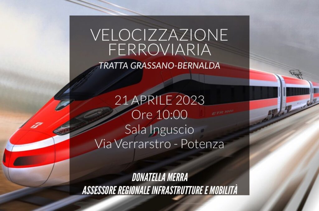 ferrovie, merra: venerdì 21 aprile incontro in regione alta velocità
