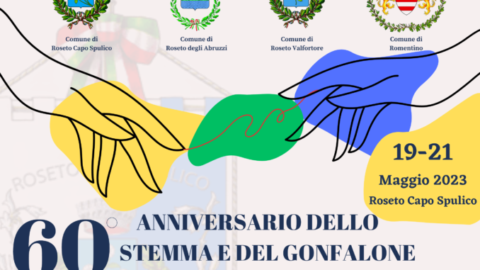 Anniversario stemma e gonfalone - gemellaggio - Roseto C.S.