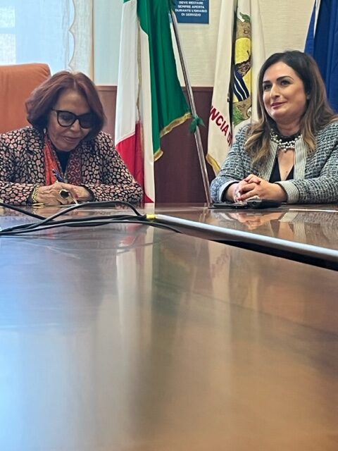 La presidente di Fondazione Belisario ricevuta in Provincia presidente