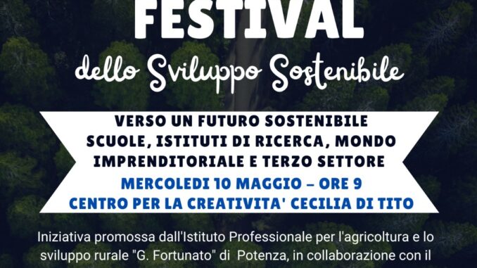 Locandina Festival dello Sviluppo Sostenibile Tito